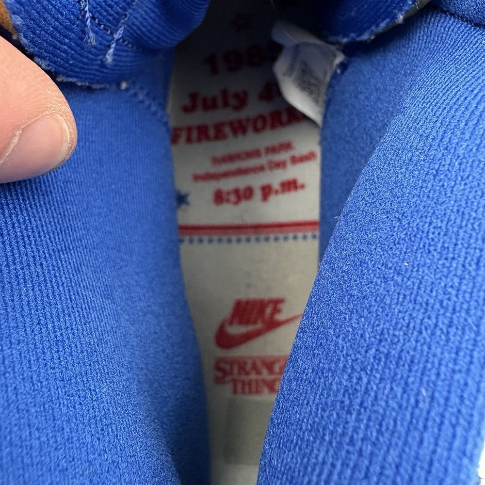 Nike Blazer Mid Stranger Things Independence Day Size 11.5 Blue OG Collection - Picture 9 of 12